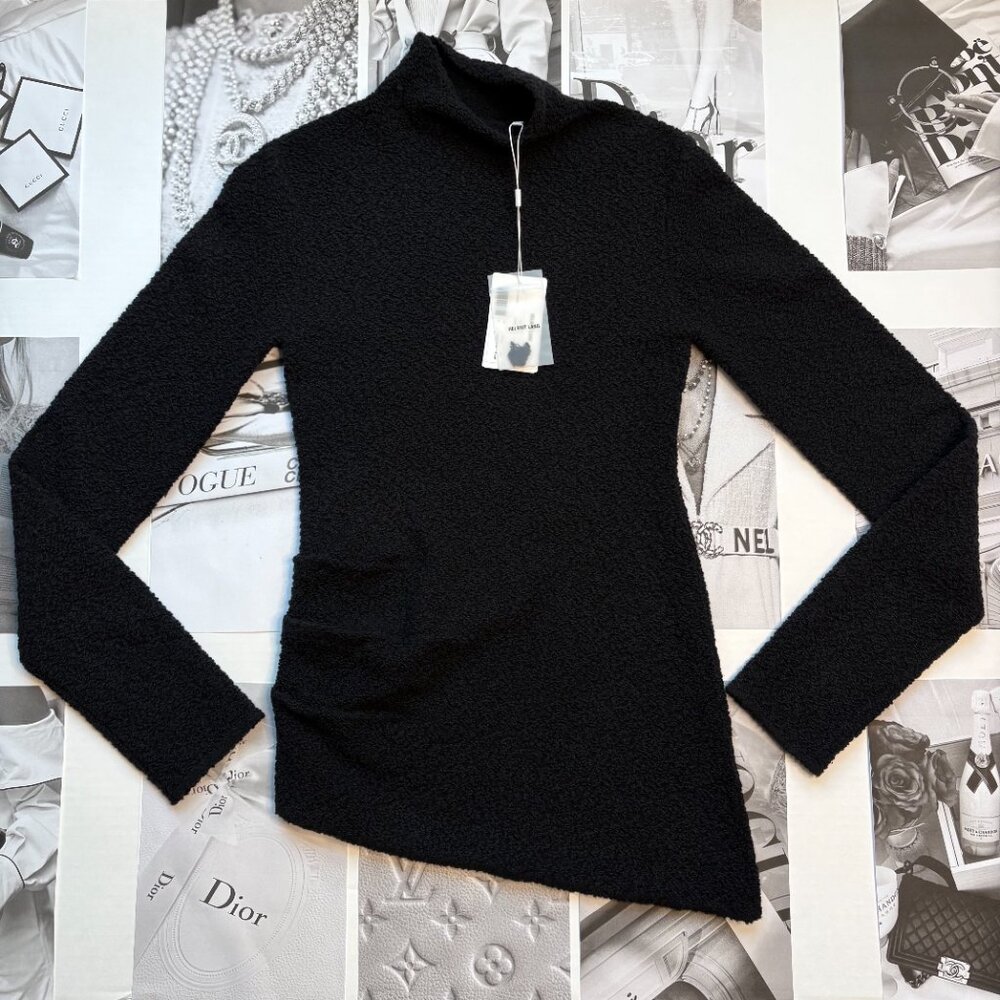 Helmut Lang Asymmetrical Turtleneck Sweater